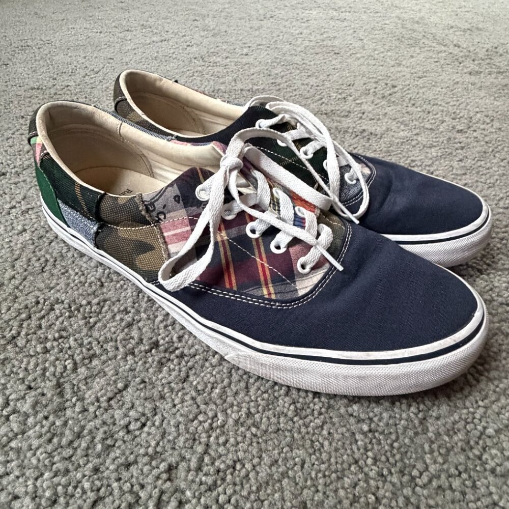 Polo Ralph Lauren Keaton Patchwork Sneakers Men's Size 13 -Skater Inspired -GUC - Picture 2 of 14